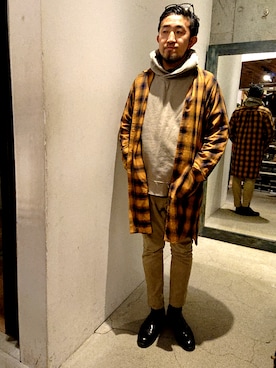 神田潔さん(メンズ・175cm)の冬コーディネート