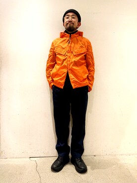 神田潔さん（メンズ・175cm）の冬コーディネート