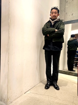 神田潔さん（メンズ・175cm）の冬コーディネート