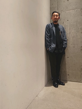 神田潔さん（メンズ・175cm）の冬コーディネート