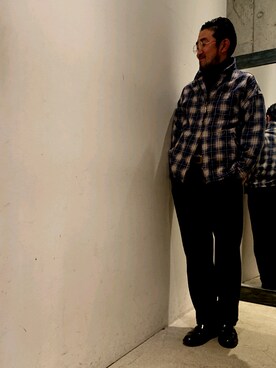 神田潔さん（メンズ・175cm）の冬コーディネート