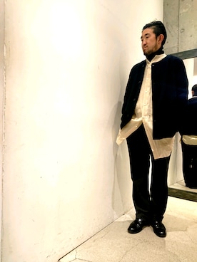 神田潔さん（メンズ・175cm）の冬コーディネート