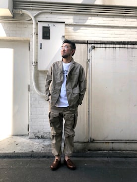 神田潔さん（メンズ・175cm）の春コーディネート