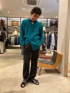 「SCOTCH&SODA（スコッチアンドソーダ）のアイテム」を使った、神田潔さん（メンズ・175cm）の夏コーディネート