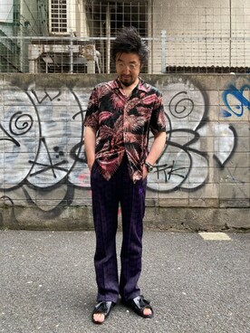 「SCOTCH&SODA（スコッチアンドソーダ）のアイテム」を使った、神田潔さん（メンズ・175cm）の夏コーディネート