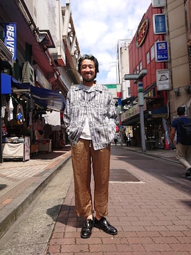 神田潔さん（メンズ・175cm）の夏コーディネート