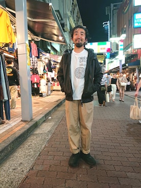 神田潔さん（メンズ・175cm）の秋コーディネート