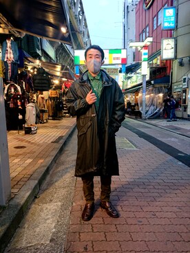 神田潔さん（メンズ・175cm）の冬コーディネート