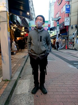 神田潔さん（メンズ・175cm）の冬コーディネート