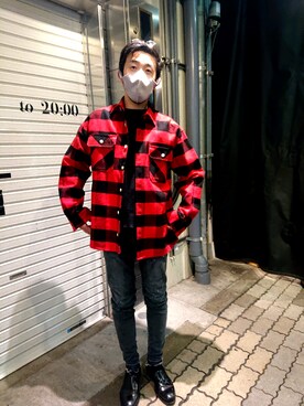 神田潔さん（メンズ・175cm）の冬コーディネート