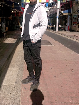 神田潔さん（メンズ・175cm）の冬コーディネート