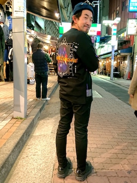 神田潔さん(メンズ・175cm)の春コーディネート