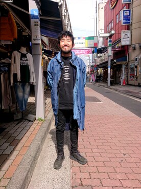 神田潔さん（メンズ・175cm）の春コーディネート