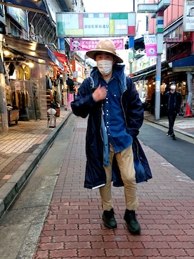 神田潔さん（メンズ・175cm）の春コーディネート