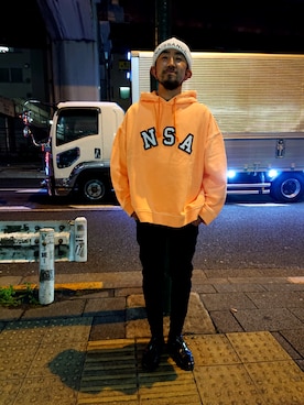 神田潔さん（メンズ・175cm）の春コーディネート