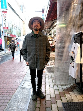 神田潔さん(メンズ・175cm)の春コーディネート