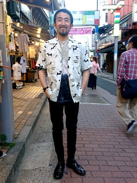 神田潔さん（メンズ・175cm）の春コーディネート