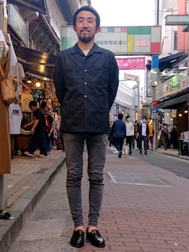 神田潔さん（メンズ・175cm）の春コーディネート