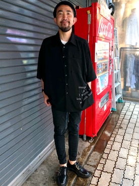 「NAISSANCE（ネサンス）のアイテム（帽子）」を使った、神田潔さん（メンズ・175cm）の春コーディネート