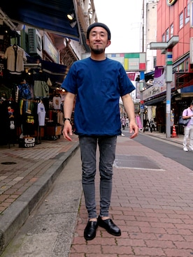 「NAISSANCE（ネサンス）のアイテム（帽子）」を使った、神田潔さん（メンズ・175cm）の春コーディネート