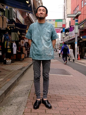 神田潔さん（メンズ・175cm）の春コーディネート