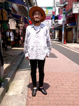 神田潔さん（メンズ・175cm）の夏コーディネート