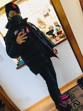 「エクストララージ」｜「アイテム（ダウンジャケット/コート）」を使った、takaさん（メンズ・174cm）の冬コーディネート