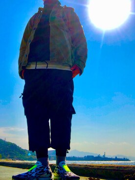 「新年一発目」｜「アイテム（ナイロンジャケット）」を使った、 doy doy 000さん（メンズ・172cm）の冬コーディネート