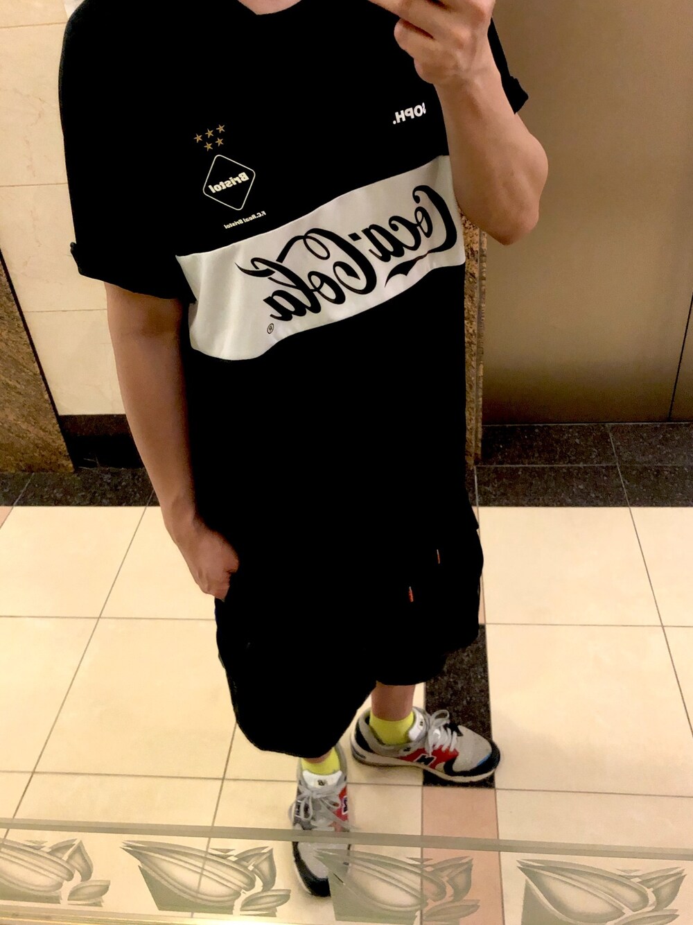 「NIKE、FCRB、SOPHNET.、New Balance、ACG、NIKEACG、sneakers、whiz、ootd、outfit」｜「F.C.R.B.のアイテム（スウェット、ブラック系）」を使った、 doy doy 000さん（メンズ・172cm）の夏コーディネートの1枚目の写真