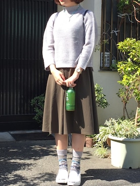 「CHUP（チュプ）のアイテム」を使った、xxchim さん（レディース・159cm）の秋コーディネート