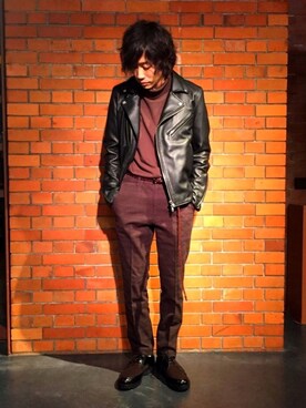 tk.TAKEOKIKUCHI赤レンガさん（メンズ・170cm）の秋コーディネート