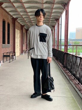 「タイロッケン」｜tk.TAKEOKIKUCHI赤レンガさん（メンズ・172cm）の秋コーディネート