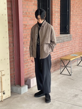 「ヌバック」｜tk.TAKEOKIKUCHI赤レンガさん（メンズ・172cm）の秋コーディネート