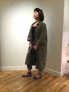 「アンクルストラップ」｜ORientalTRaffic福岡パルコさん（レディース・168cm）の春コーディネート