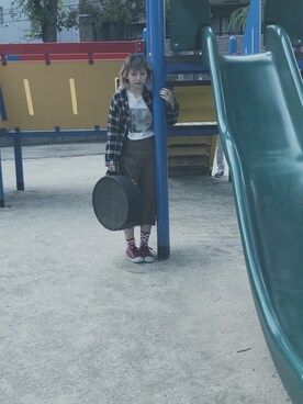 「WEIRDO（ウィアード）のアイテム（アクセサリー）」を使った、rakugennさん（レディース・164cm）の夏コーディネート