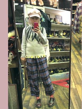 「McQ（マックキュー）のアイテム」を使った、rakugennさん（レディース・163cm）の夏コーディネート