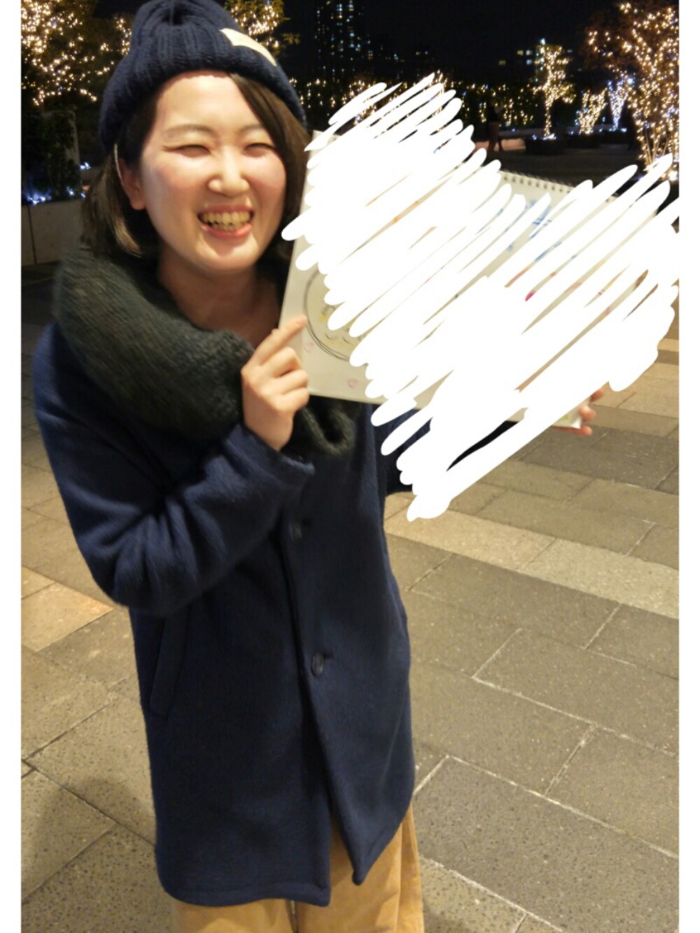 「冬コーデ、ワイドパンツ」｜「niko and...のウラ起毛コーデュロイパンツ【niko and...】（その他パンツ、ベージュ系）」を使った、米さん（レディース・156cm）の冬コーディネートの1枚目の写真