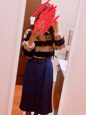 「ホームパーティー」｜サーターアンダギーさん（レディース・151cm）の春コーディネート
