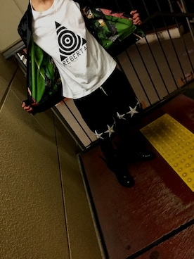 「PARADOX（パラドックス）のアイテム（ブルゾン）」を使った、YYY-RRRさん（メンズ・166cm）の春コーディネート