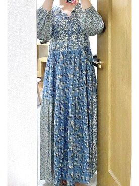 花柄ワンピース の人気ファッションコーディネート 年齢 40歳 44歳 Wear