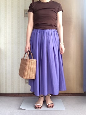 「induna（インデュナ）のアイテム」を使った、きくさん（レディース・150cm）の夏コーディネート