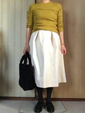 「induna（インデュナ）のアイテム」を使った、きくさん（レディース・150cm）の春コーディネート