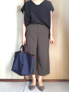 「induna（インデュナ）のアイテム」を使った、きくさん（レディース・150cm）の秋コーディネート