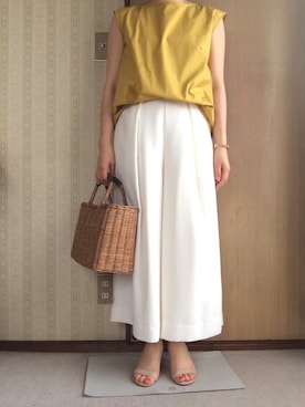 「induna（インデュナ）のアイテム」を使った、きくさん（レディース・150cm）の夏コーディネート