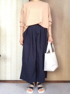 「induna（インデュナ）のアイテム」を使った、きくさん（レディース・150cm）の夏コーディネート