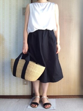 「SIENA（シエナ）のアイテム」を使った、きくさん（レディース・150cm）の夏コーディネート