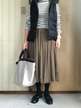 「Diego Bellini（ディエゴベリーニ）のアイテム」を使った、きくさん（レディース・150cm）の秋コーディネート