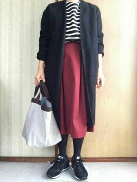 「induna（インデュナ）のアイテム」を使った、きくさん（レディース・150cm）の秋コーディネート