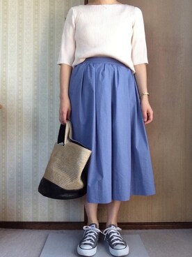 「induna（インデュナ）のアイテム」を使った、きくさん（レディース・150cm）の春コーディネート