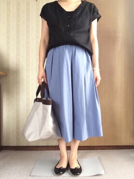 「induna（インデュナ）のアイテム」を使った、きくさん（レディース・150cm）の夏コーディネート